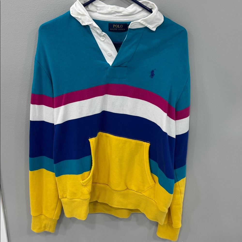 Polo by Ralph Lauren Multicolor Long Sleeve Rugby Shirt